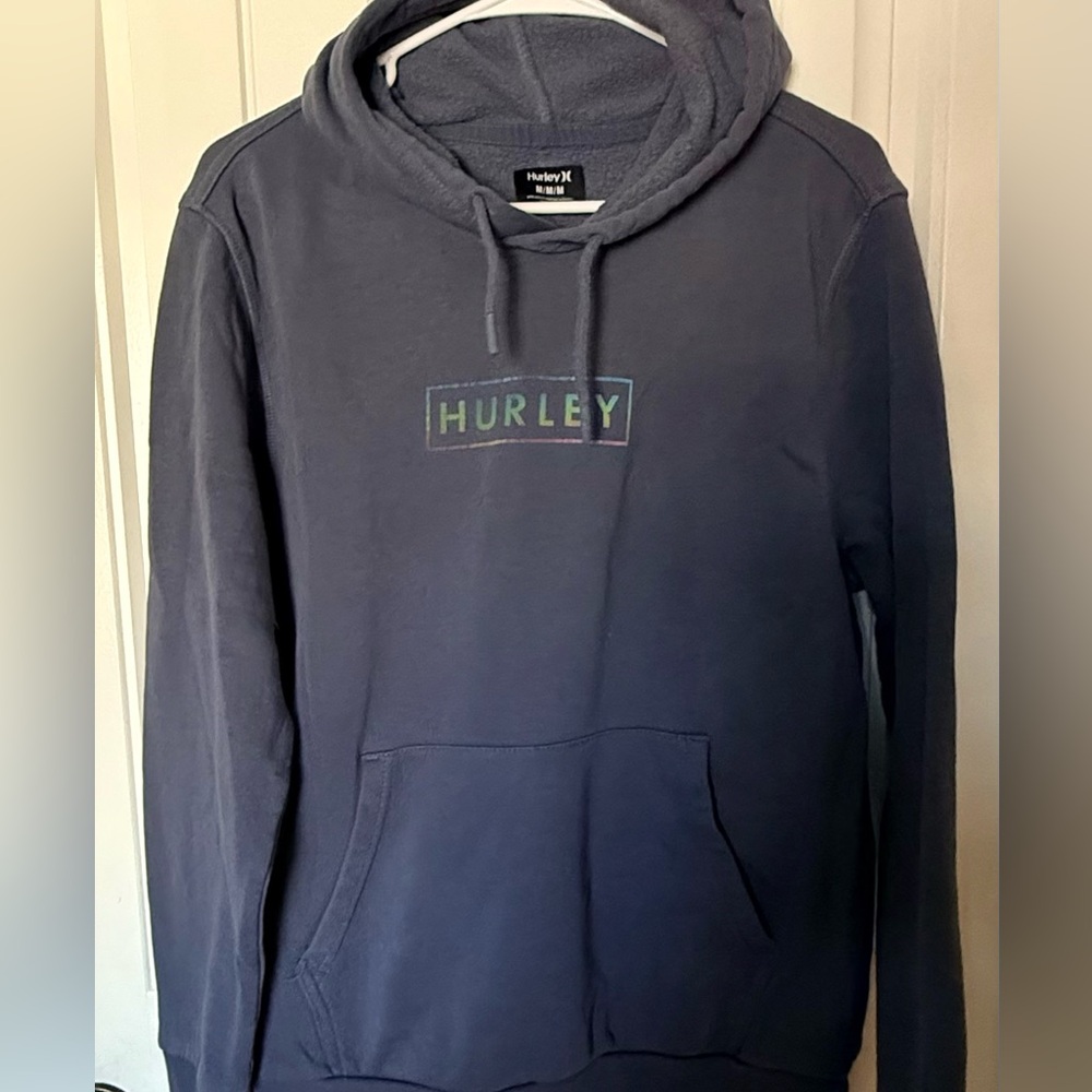 Hurley Men's Blue Hoodie Sz M